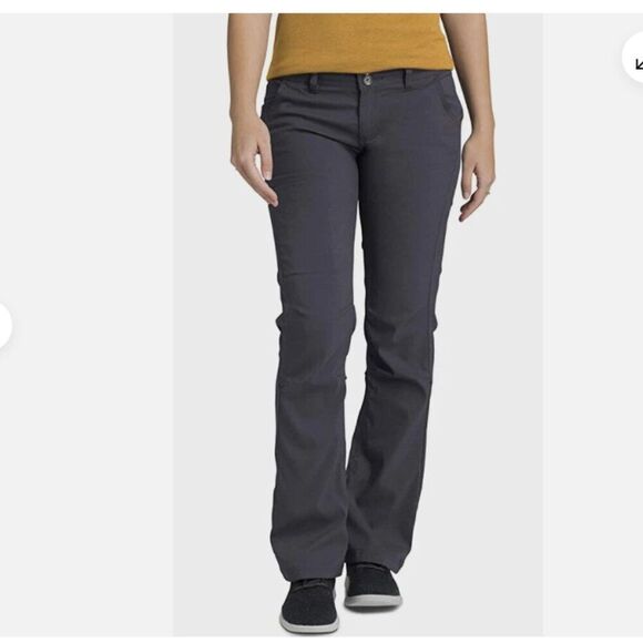 PRANA Halle Roll Up Pants in Gray Size 10 Long - Picture 1 of 10
